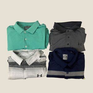 |Lot of 4| Golf Polos Under Armour Callaway Daniel Cremieux Performance Size XL